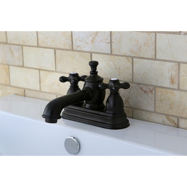 KS7005AX 4 Centerset Bathroom Faucet, Oil Rubbed Bronze